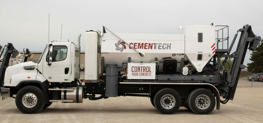large volumetric concrete mixer from Cemen Tech's C Series